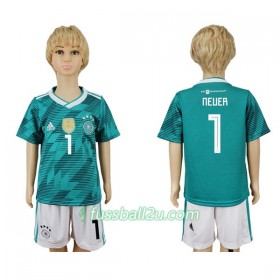 Günstige Fußballtrikots Deutschland Neuer 1 Kinder Auswärtstrikot WM 2018